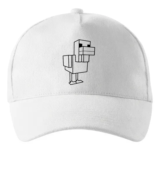 Кепка Качка Майнкрафт Белый фото