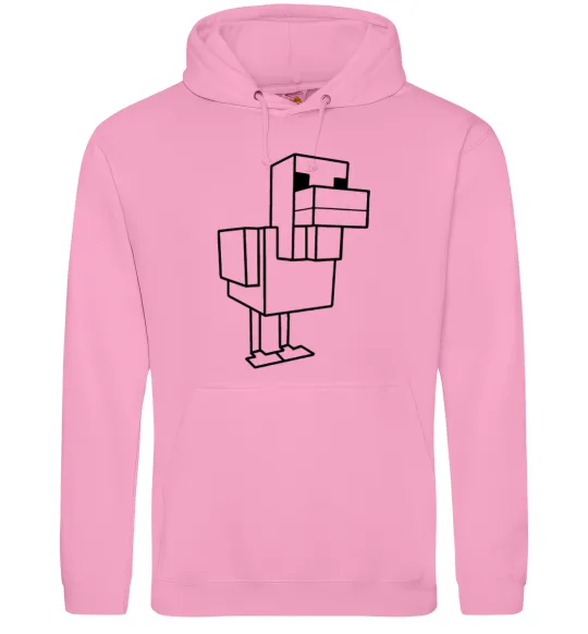 Жіноча толстовка (худі) Качка Майнкрафт Рожевий фото