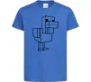 Дитяча футболка Качка Майнкрафт Яскраво-синій фото