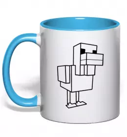 Чашка з кольоровою ручкою