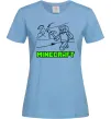 Женская футболка Гра Голубой фото