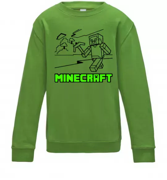 Детский Свитшот Гра Лаймовый фото