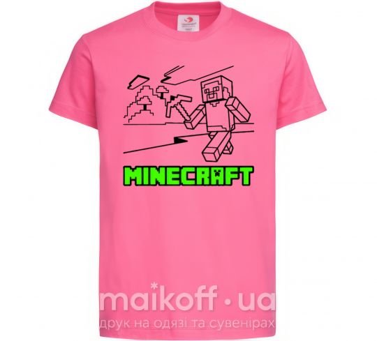 Детская футболка Игра Ярко-розовый фото
