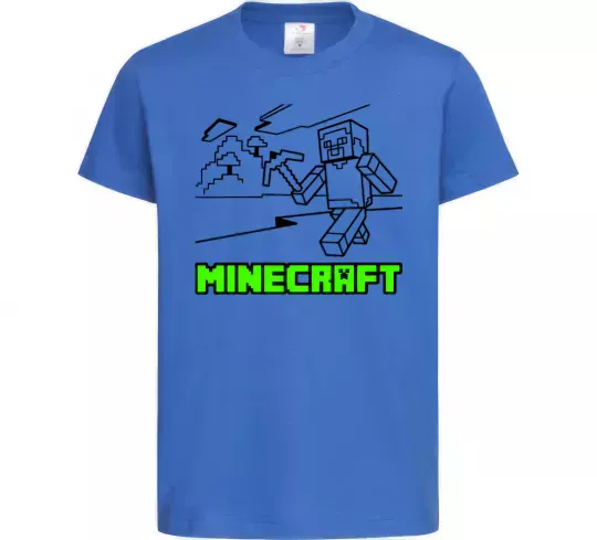 Дитяча футболка Гра Яскраво-синій фото