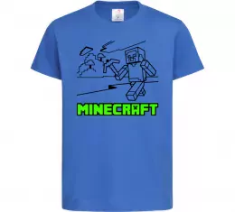 Дитяча футболка Гра Яскраво-синій фото