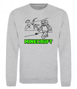 Свитшот Майнкрафт зброя Белый фото