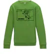 Детский Свитшот Лего ніндзяго в рамці Лаймовый Детский Свитшот Лего ніндзяго в рамці Лаймовый фото