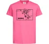Дитяча футболка Лего ніндзяго в рамці Яскраво-рожевий фото