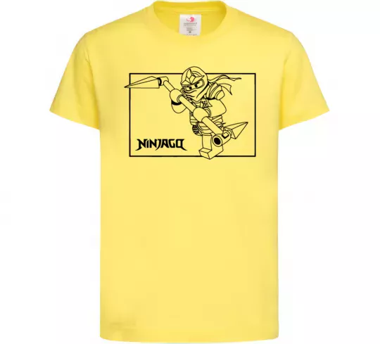 Дитяча футболка Лего ніндзяго в рамці Лимонний фото