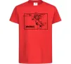 Дитяча футболка Лего ніндзяго в рамці Червоний фото