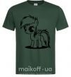 Мужская футболка Радуга Дэш Темно-зеленый фото