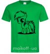 Мужская футболка Радуга Дэш Зеленый фото