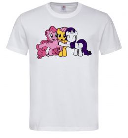 Чоловіча футболка Раріті Флаттершай та Пінкі Пай Чоловіча футболка Раріті Флаттершай та Пінкі Пай