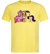 Мужская футболка Раріті Флаттершай та Пінкі Пай Лимонный Мужская футболка Раріті Флаттершай та Пінкі Пай Лимонный фото