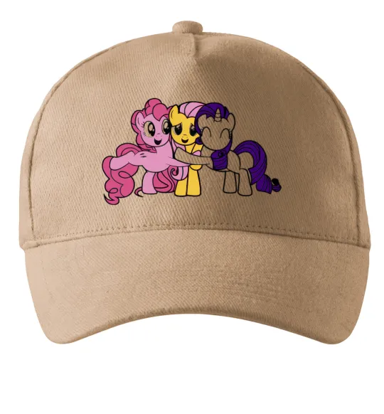 Кепка Раріті Флаттершай та Пінкі Пай Песочный фото