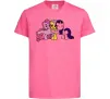 Дитяча футболка Раріті Флаттершай та Пінкі Пай Яскраво-рожевий фото