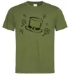 Чоловіча футболка Шляпа Оливковий Чоловіча футболка Шляпа Оливковий фото