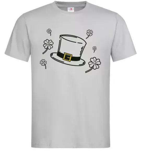 Чоловіча футболка Шляпа Сірий фото