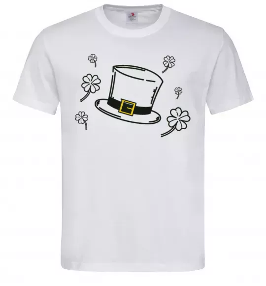 Чоловіча футболка Шляпа Білий фото