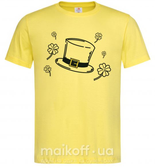Чоловіча футболка Шляпа Лимонний фото