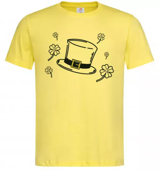 Чоловіча футболка Шляпа Лимонний фото