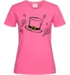 Женская футболка Шляпа Ярко-розовый фото