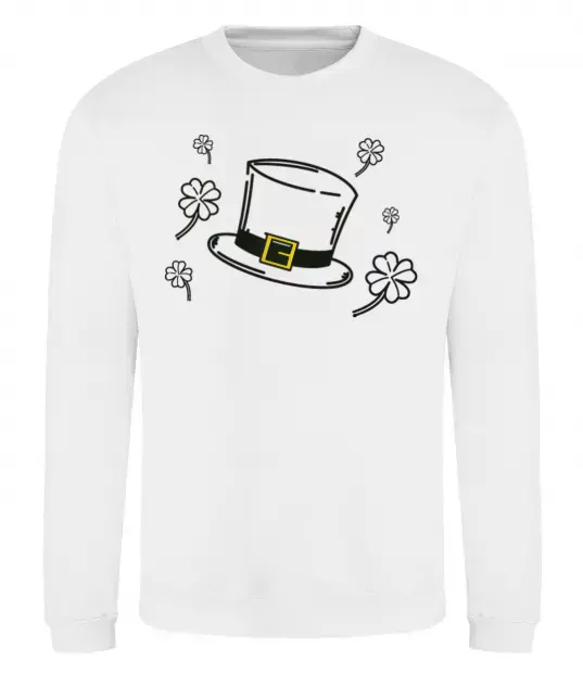 Свитшот Шляпа Белый фото