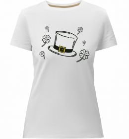 Женская премиум футболка Шляпа