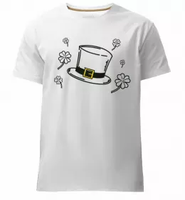 Мужская премиум футболка Leprechaun Белый фото