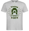 Чоловіча футболка Счастливого Дня Святого Патрика Сірий фото