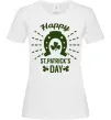 Женская футболка Счастливого Дня Святого Патрика Белый фото