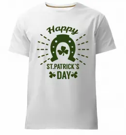 Мужская премиум футболка Leprechaun Белый фото