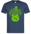 Мужская футболка Happy St. Patricks Day Темно-синий Мужская футболка Happy St. Patricks Day Темно-синий фото