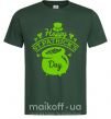 Чоловіча футболка Happy St. Patricks Day Темно-зелений фото
