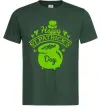 Мужская футболка Happy St. Patricks Day Темно-зеленый Мужская футболка Happy St. Patricks Day Темно-зеленый фото