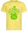 Чоловіча футболка Happy St. Patricks Day Лимонний фото