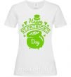 Женская футболка Happy St. Patricks Day Белый фото