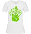 Женская футболка Happy St. Patricks Day Белый Женская футболка Happy St. Patricks Day Белый фото