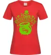 Женская футболка Happy St. Patricks Day Красный Женская футболка Happy St. Patricks Day Красный фото
