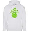 Мужская толстовка (худи) Happy St. Patricks Day Серый меланж фото