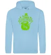 Мужская толстовка (худи) Happy St. Patricks Day Голубой фото