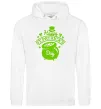 Женская толстовка (худи) Happy St. Patricks Day Белый Женская толстовка (худи) Happy St. Patricks Day Белый фото