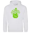 Женская толстовка (худи) Happy St. Patricks Day Серый меланж Женская толстовка (худи) Happy St. Patricks Day Серый меланж фото
