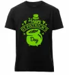 Мужская премиум футболка Happy St. Patricks Day Черный фото