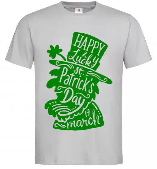 Чоловіча футболка Leprechaun Сірий фото