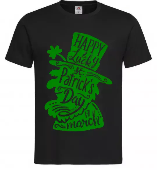 Чоловіча футболка Leprechaun Чорний фото