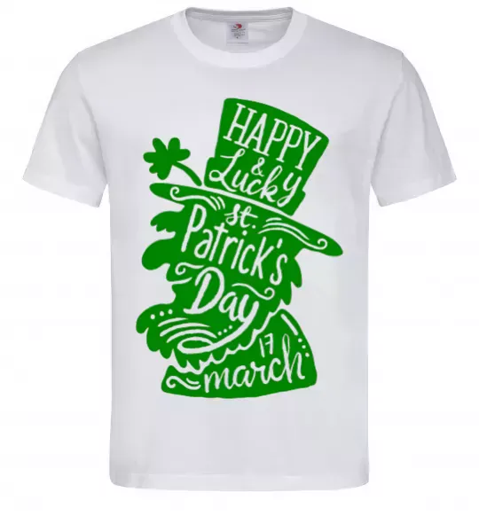 Чоловіча футболка Leprechaun Білий фото