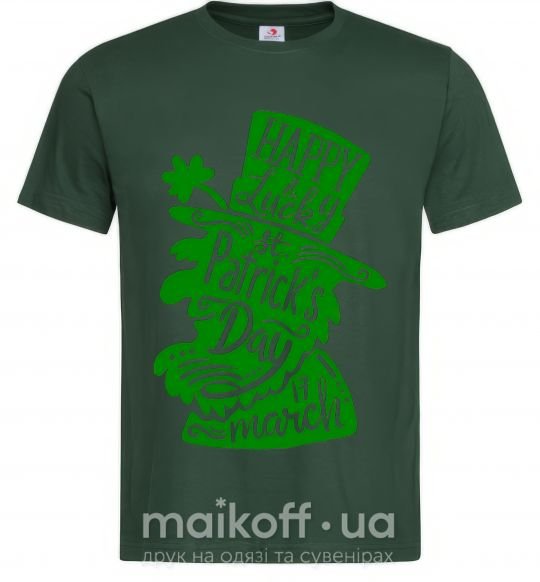 Мужская футболка Leprechaun Темно-зеленый фото