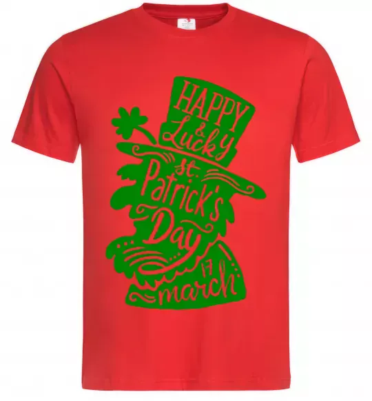 Чоловіча футболка Leprechaun Червоний фото