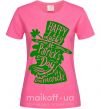 Жіноча футболка Leprechaun Яскраво-рожевий фото